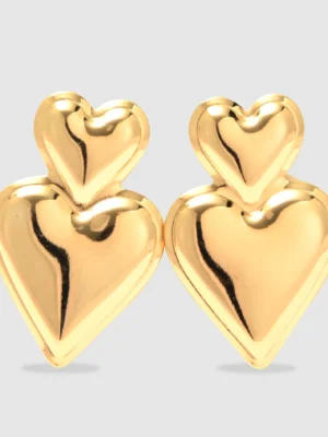 Aro colgante corazones