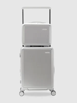 Set valija & case plateado